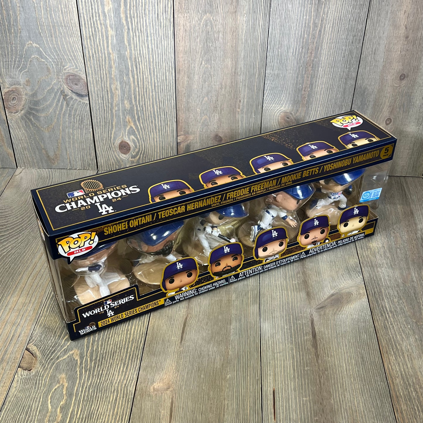 Funko Pop! Dodgers 2024 World Series Champions 5-Pack