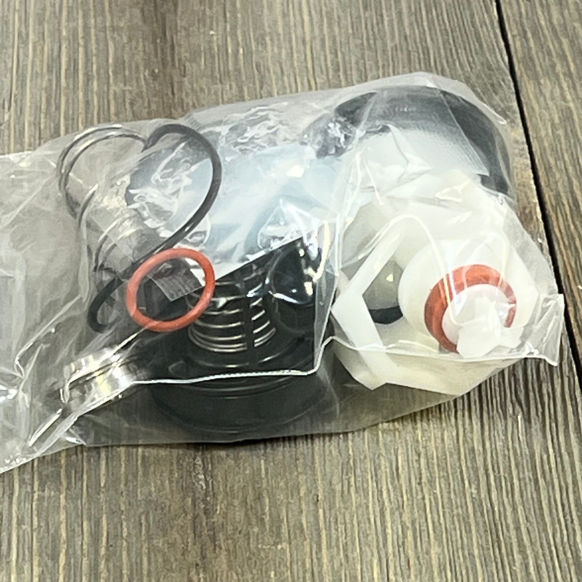 Repair kit components for 3/4" Reduced Pressure Zone Assembly, including relief valve and check valve parts.