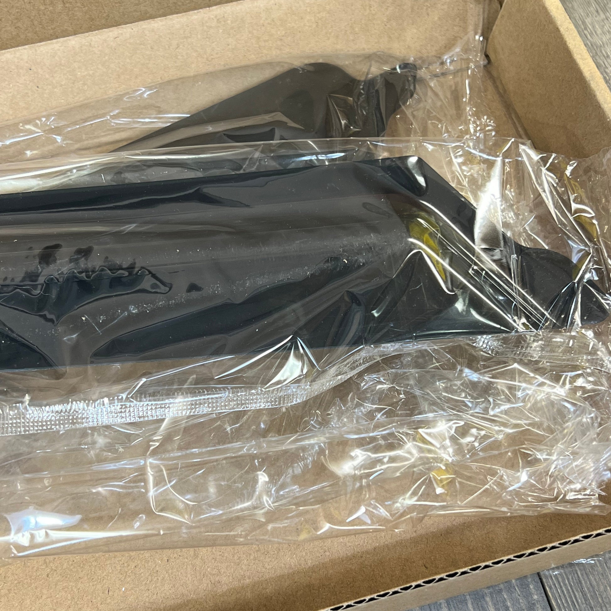 Window visors rain guards packaged for Ford F150 SuperCab 2015-2024, enhancing vehicle protection and style.