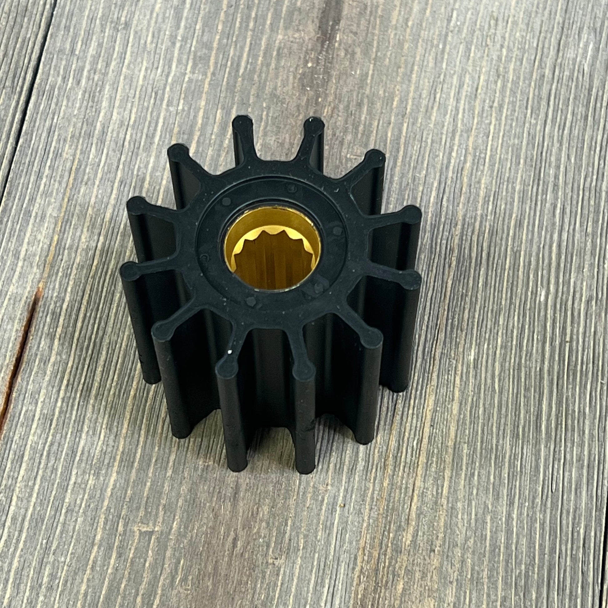 Black water pump impeller repair kit for Johnson 09-812B-1, featuring durable design and precision engineering.