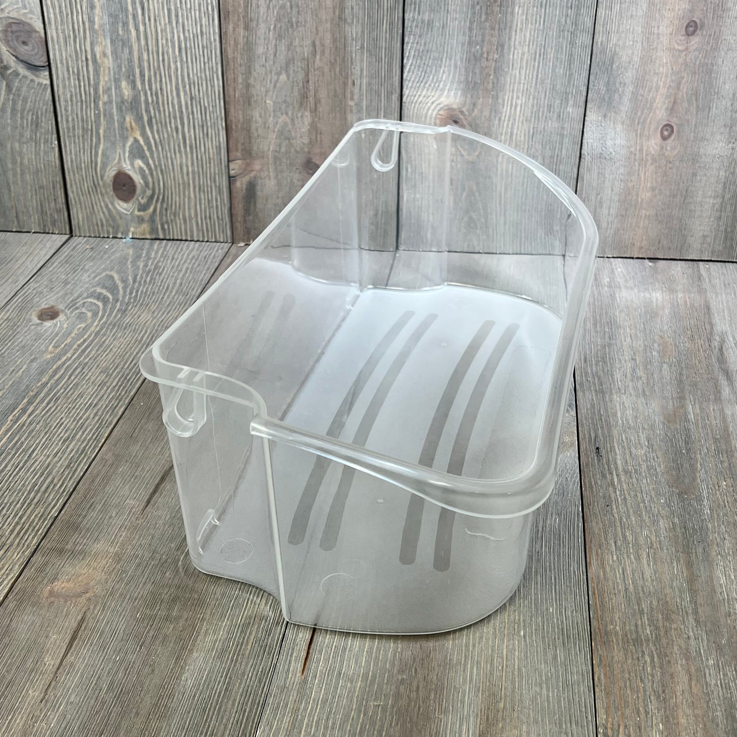 Clear refrigerator door bin replacement for Frigi.daire models, 15.38" length, perfect for LFSS2612TF0 and more.