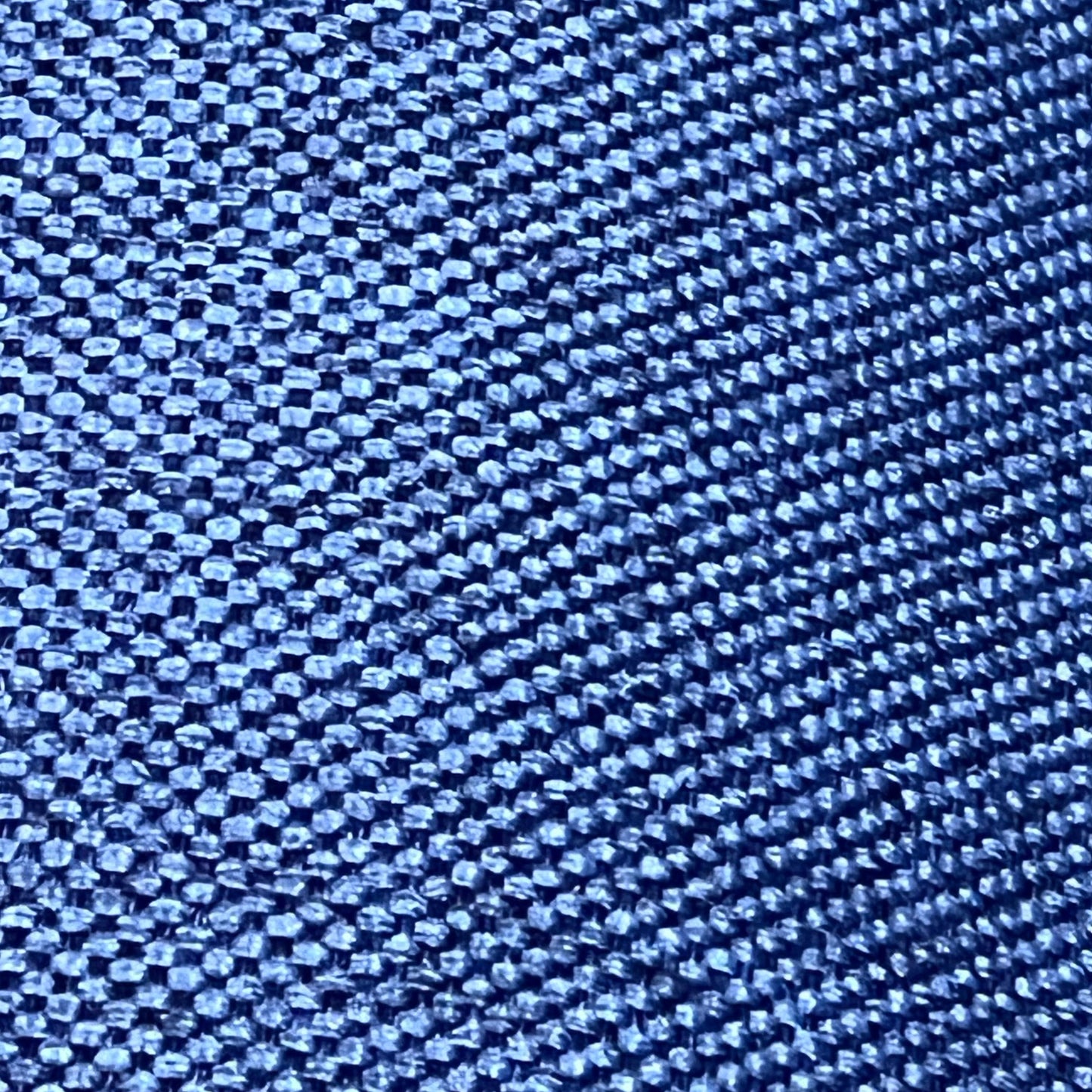 Close-up of dark blue waterproof linen texture for Home Brilliant outdoor pillow covers, ideal for patio furniture.