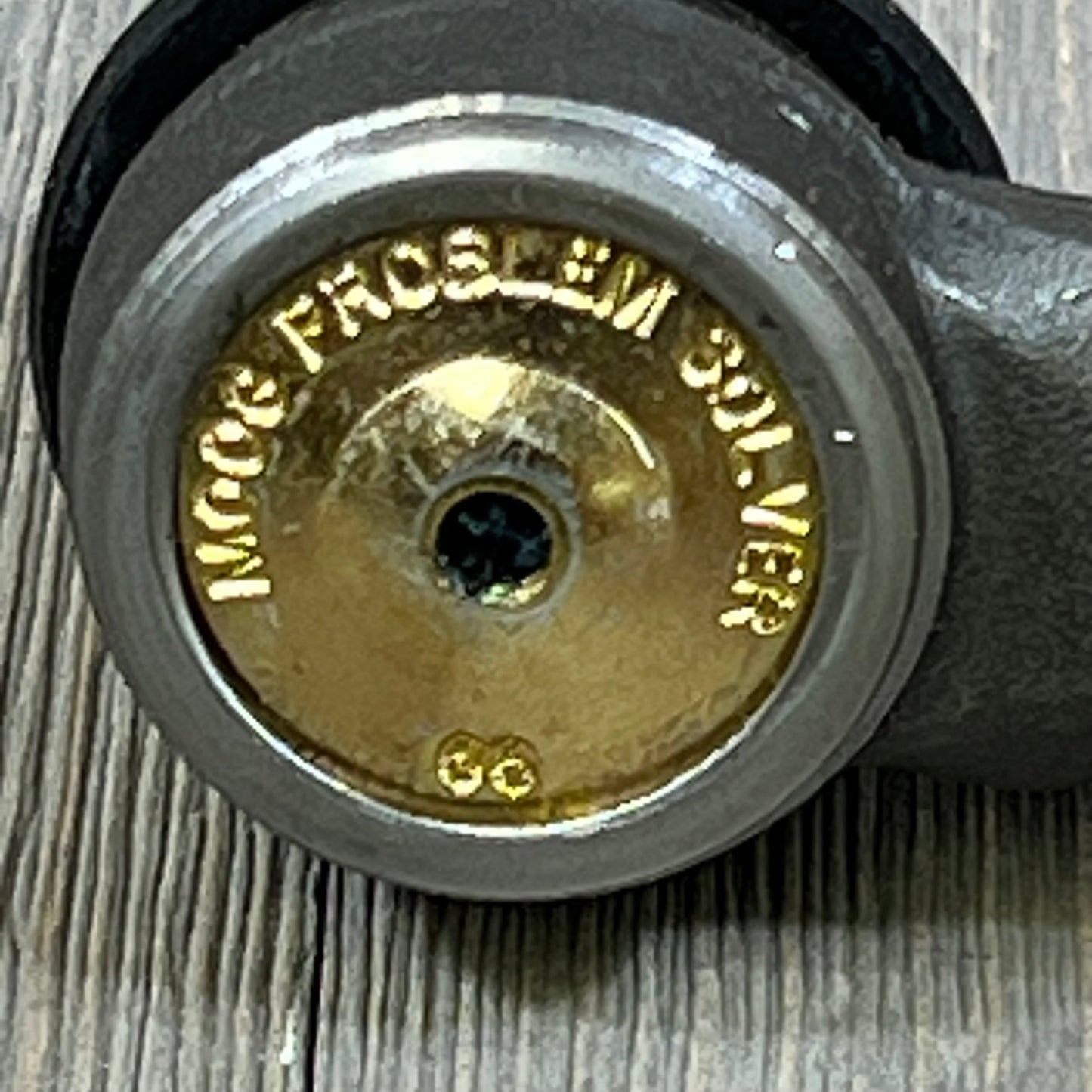 Close-up of MOOG ES3625 steering tie rod end for Dodge Ram 2500, featuring durable metal construction and precise engineering.