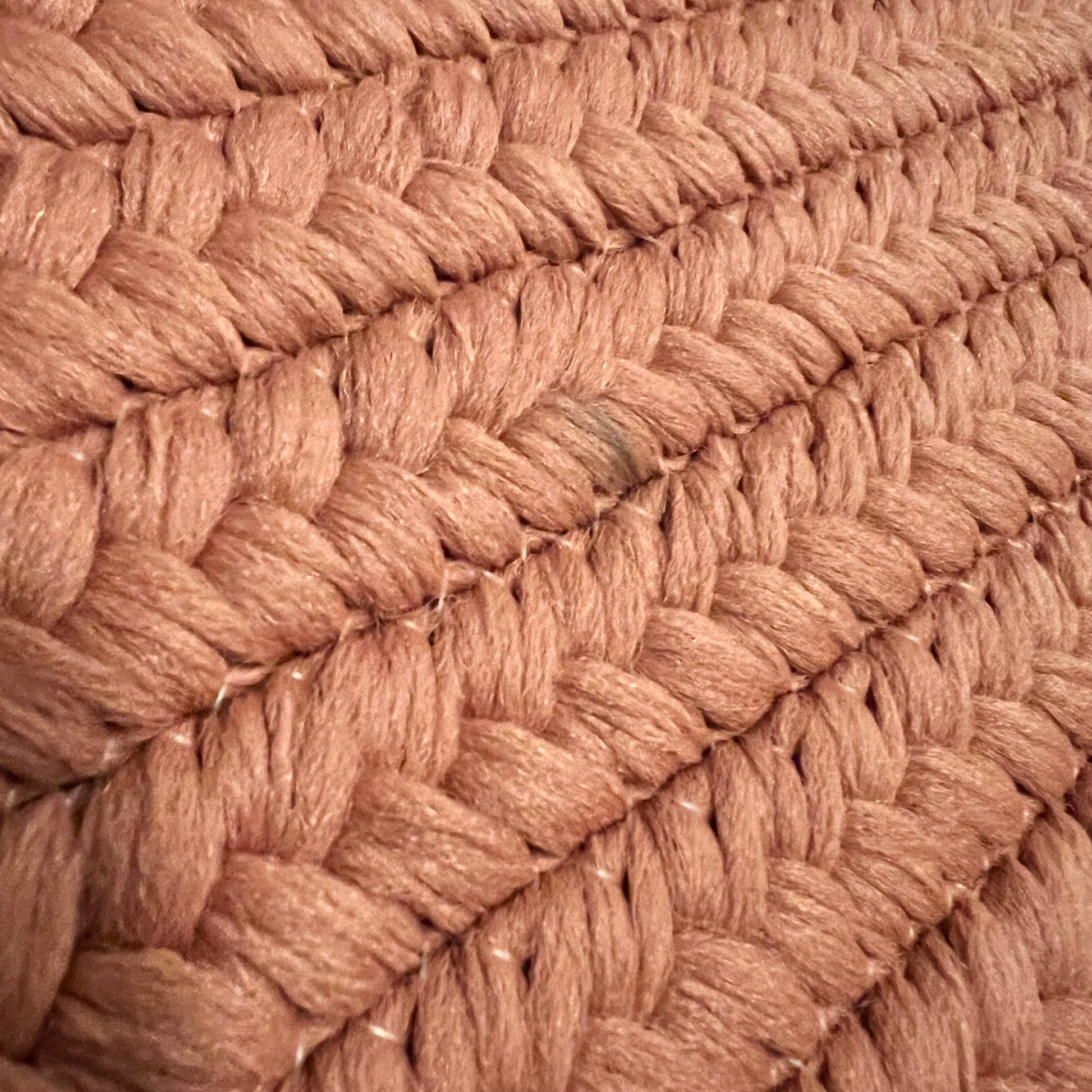 Handcrafted braided texture of Colonial Mills runner, rusted red, ideal for high-traffic areas like kitchens and hallways.