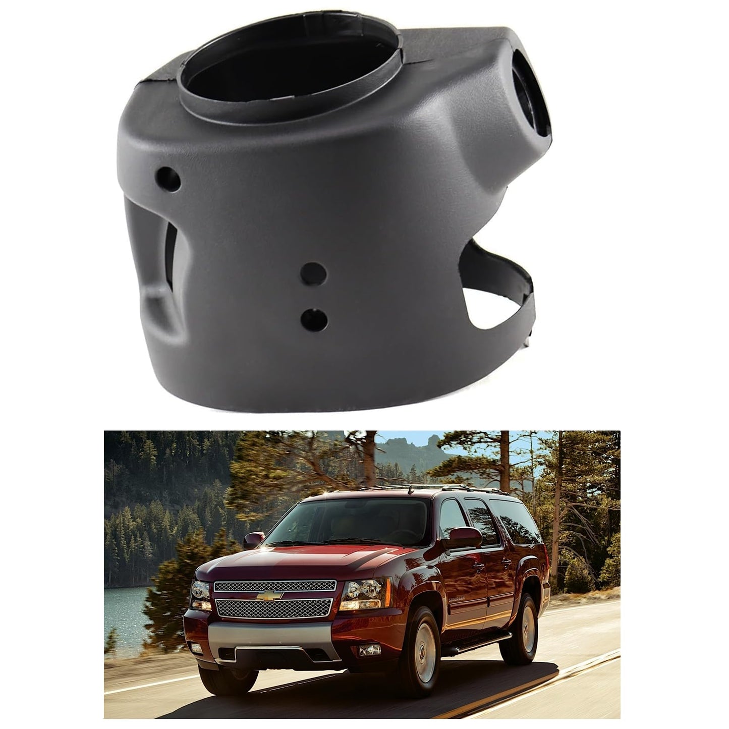 Durable LOSTAR steering column cover for 2003-2006 Chevy Silverado, Sierra, Suburban, Tahoe, Yukon.