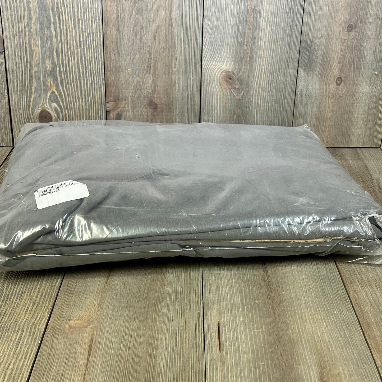 Packaged Joydeco Extra Long Dark Grey Blackout Curtains, 108 Inches, Room Darkening Drapes for Living Room or Bedroom.