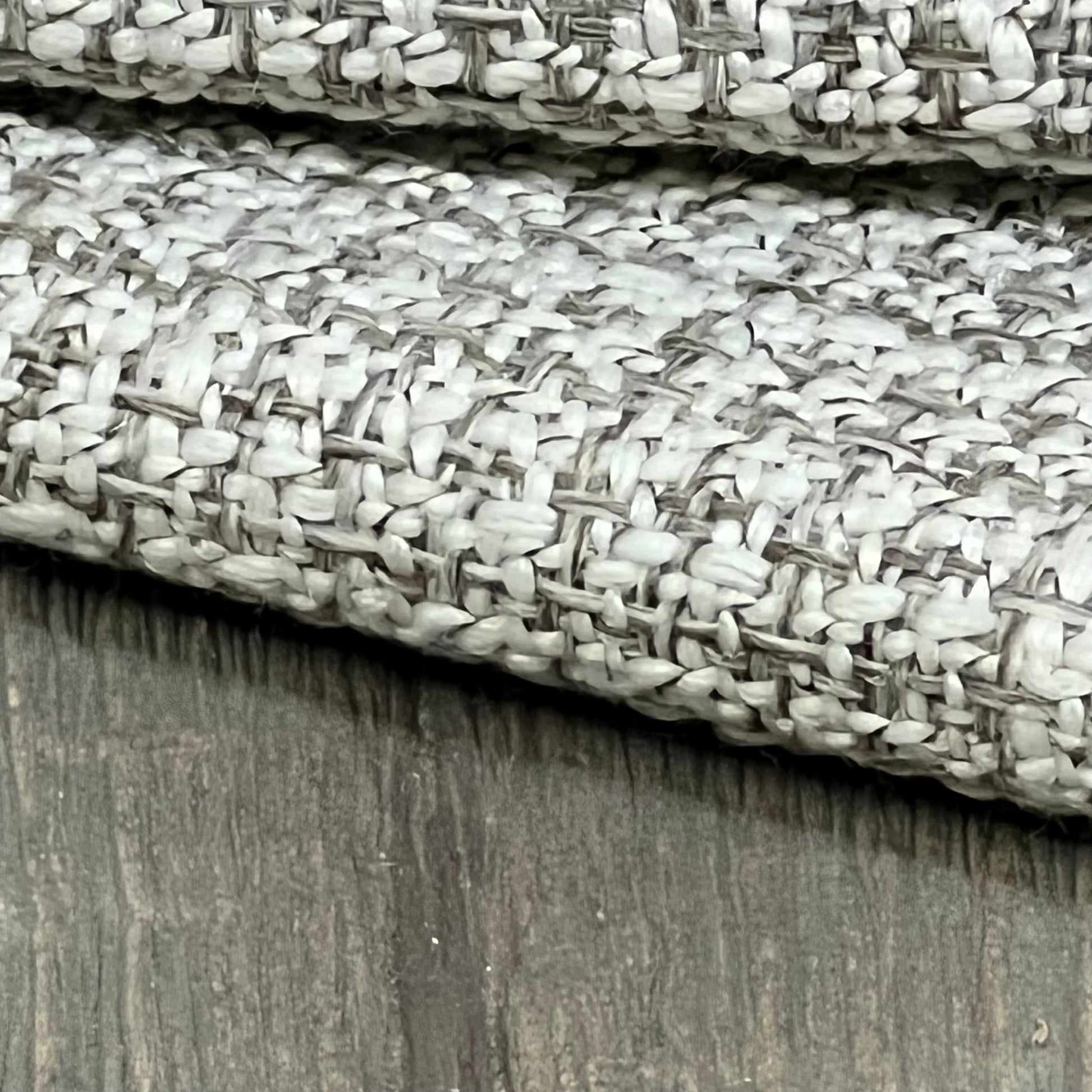 Close-up of Artscope khaki linen texture, showcasing the durable and waterproof fabric of outdoor pillow covers.