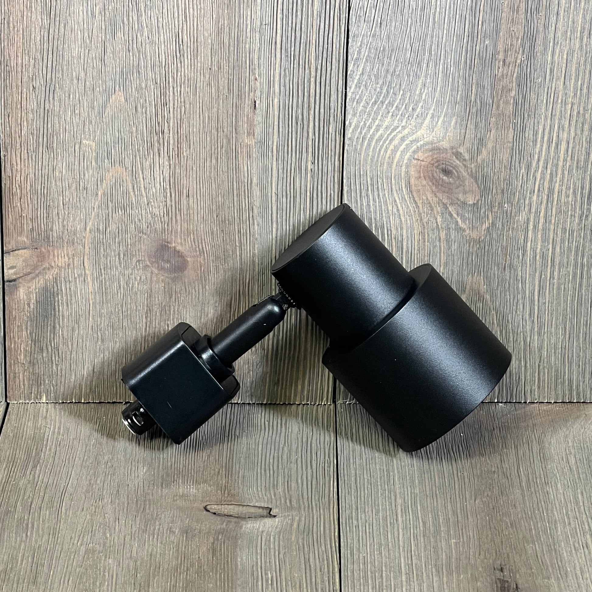 Dimmable AIBISOD 10W H track lighting head in black, ideal for accent tasks, offering 3000K warm white light.