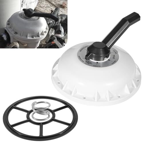 Alt text: Deecaray valve top assembly, diverter seal, and compression spring for 2-inch HiFlow valves, with installation exam
