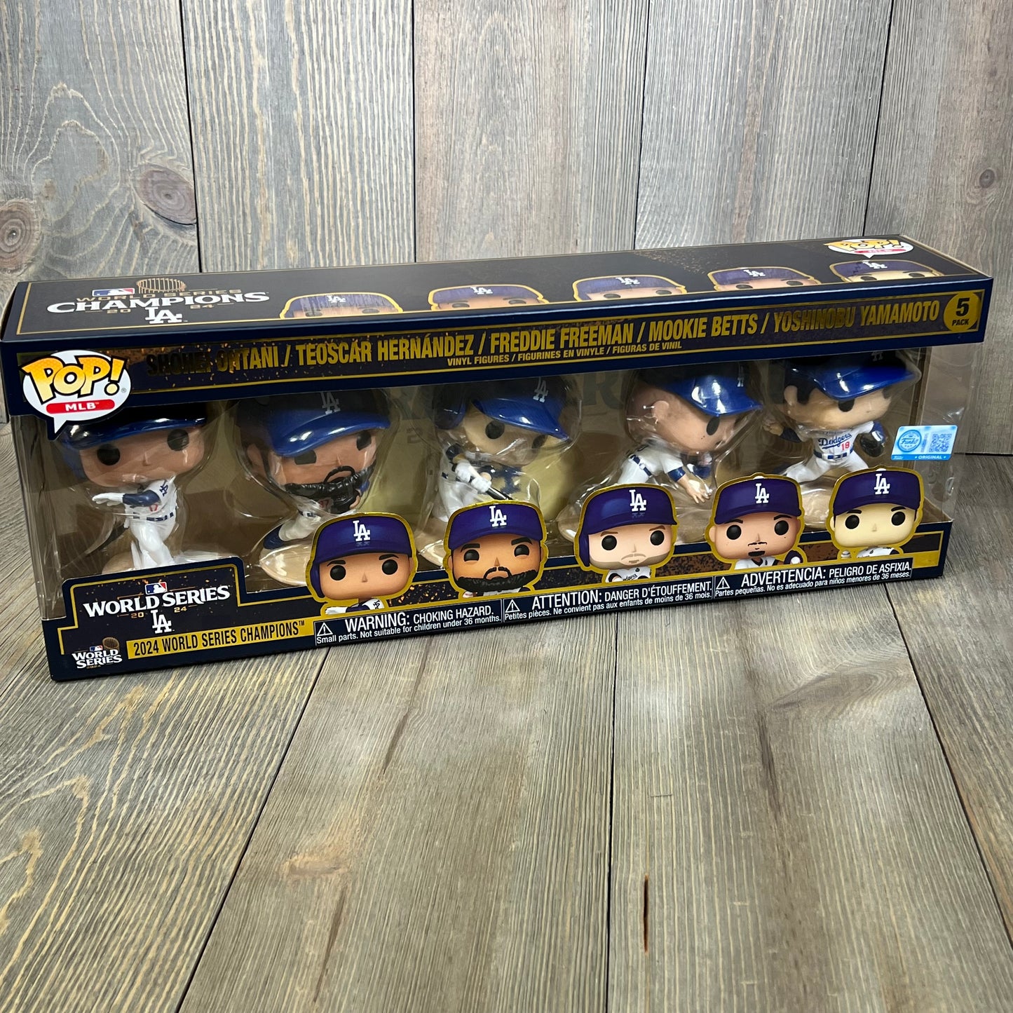 Funko Pop! Dodgers 2024 World Series Champions 5-Pack