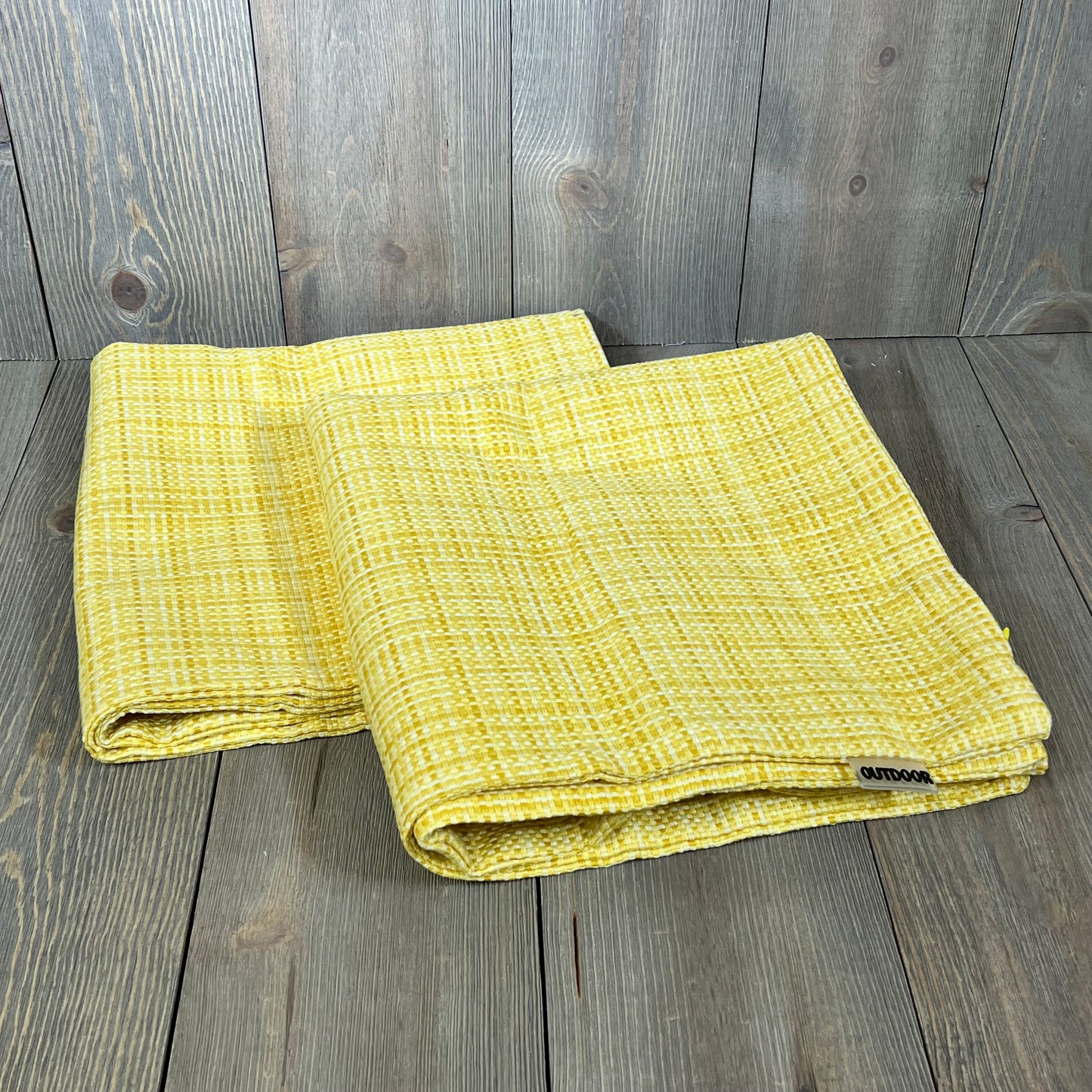 MIULEE Outdoor Waterproof Throw Pillow Covers 24x24 Inch Yellow