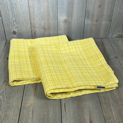 MIULEE Outdoor Waterproof Throw Pillow Covers 24x24 Inch Yellow