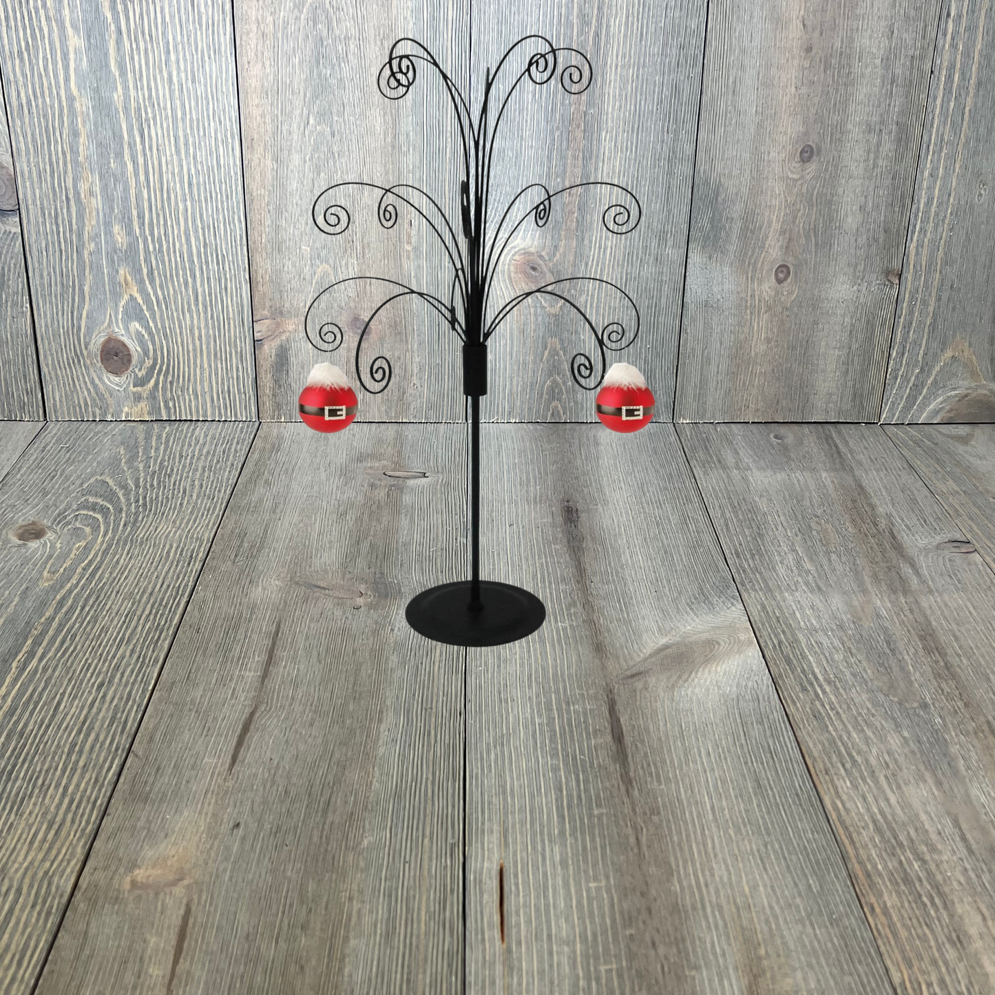 HOHIYA 20-Inch Black Metal Ornament Display Tree with 15 Hooks
