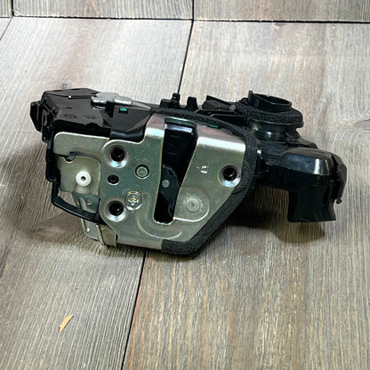 Front right passenger side door lock actuator for Toyota and Lexus models, featuring durable metal and plastic components.