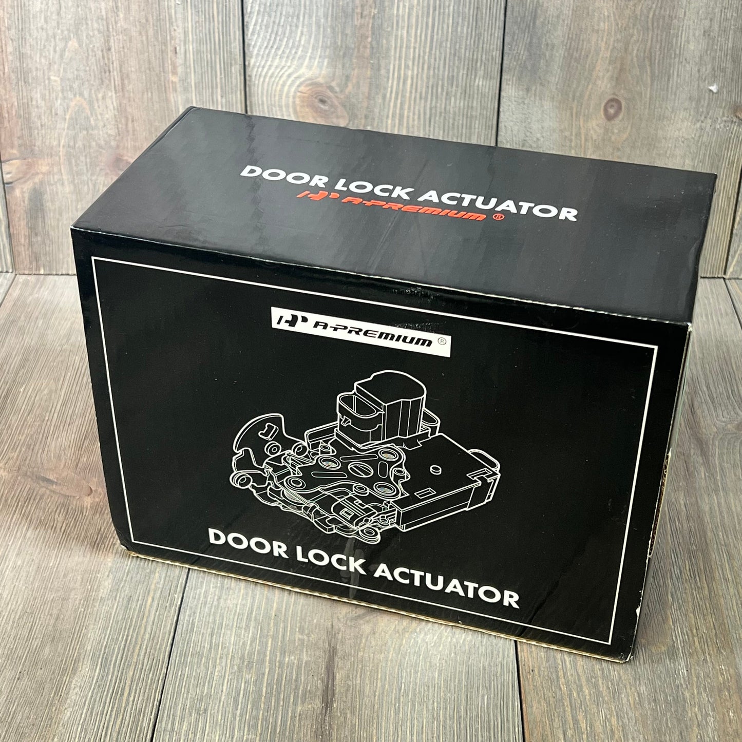 Premium door latch lock actuator packaging for Ford and Lincoln vehicles, compatible with 2007-2015 models.