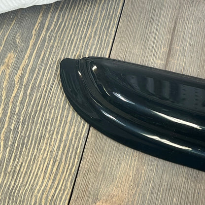 Dark smoke window visor for 2005-2009 Ford Mustang Coupe, UV protection, enhances style and durability.