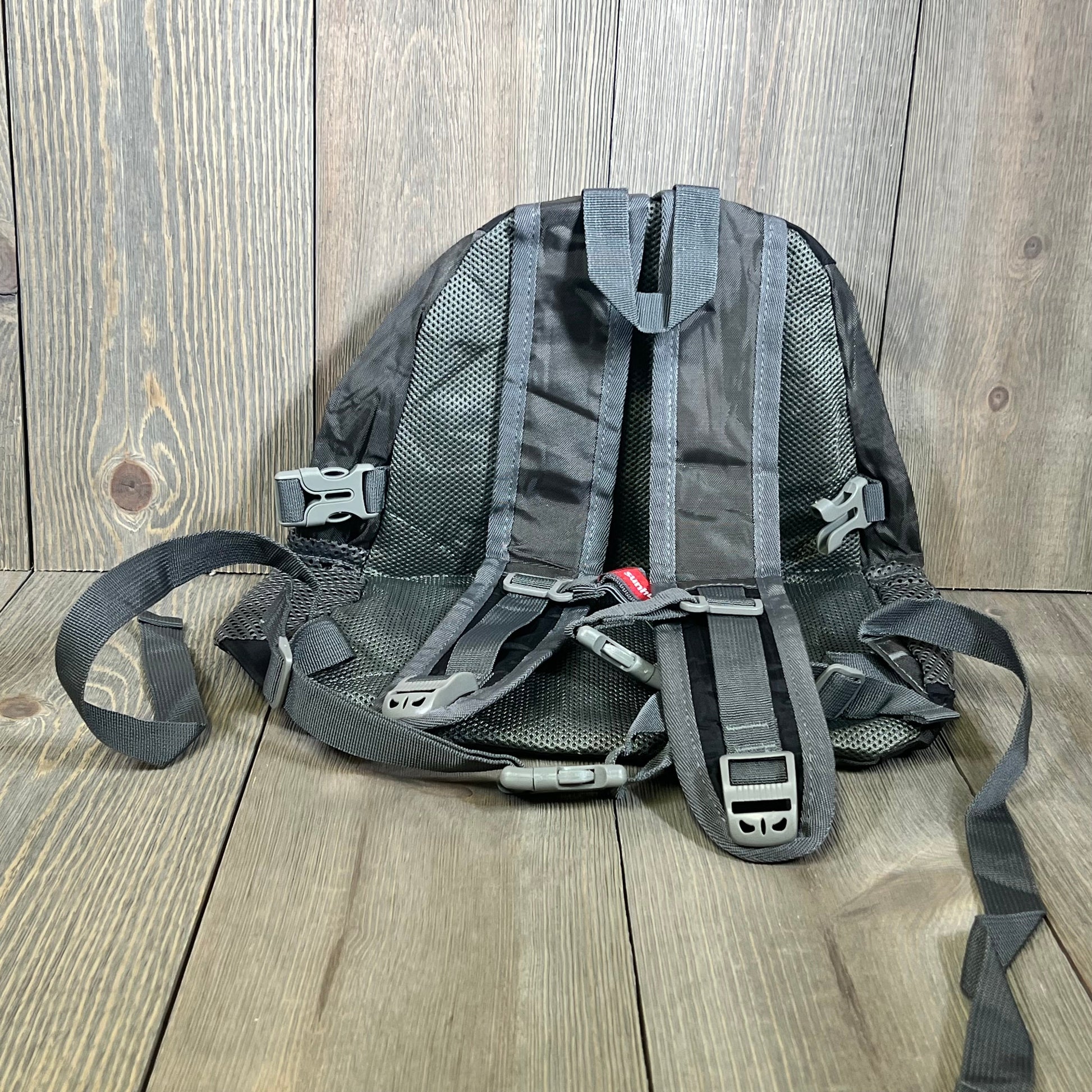 Back view of Sunhiker Cycling Hiking Backpack with adjustable straps, showcasing lightweight and breathable design for comfort.