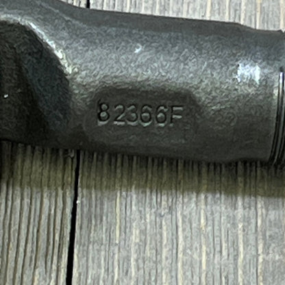 Close-up of MOOG ES3625 Steering Tie Rod End with part number, designed for Dodge Ram 2500, showcasing durable construction.