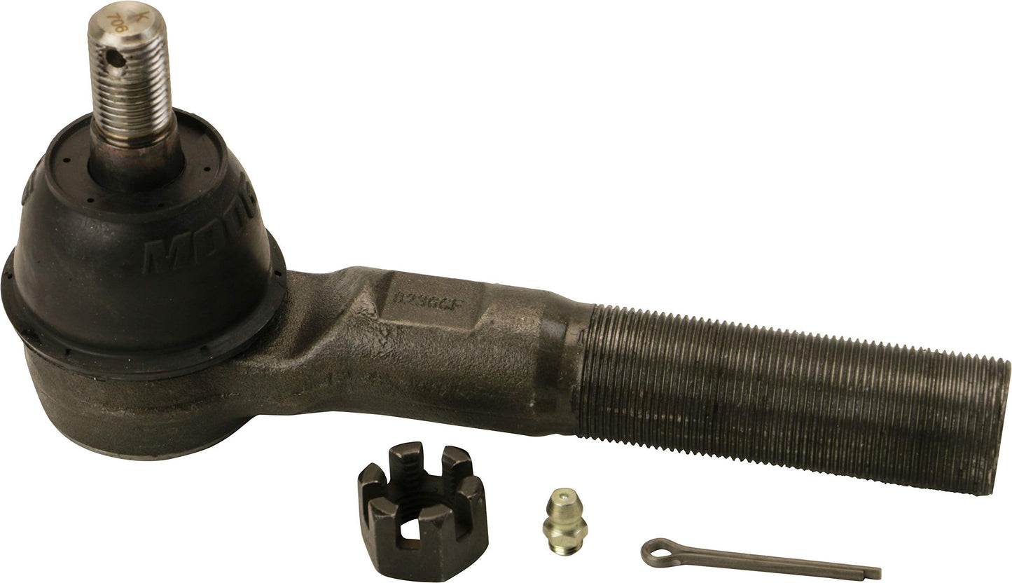 MOOG ES3625 Steering Tie Rod End for Dodge Ram 2500, showcasing durable construction and precise threading.