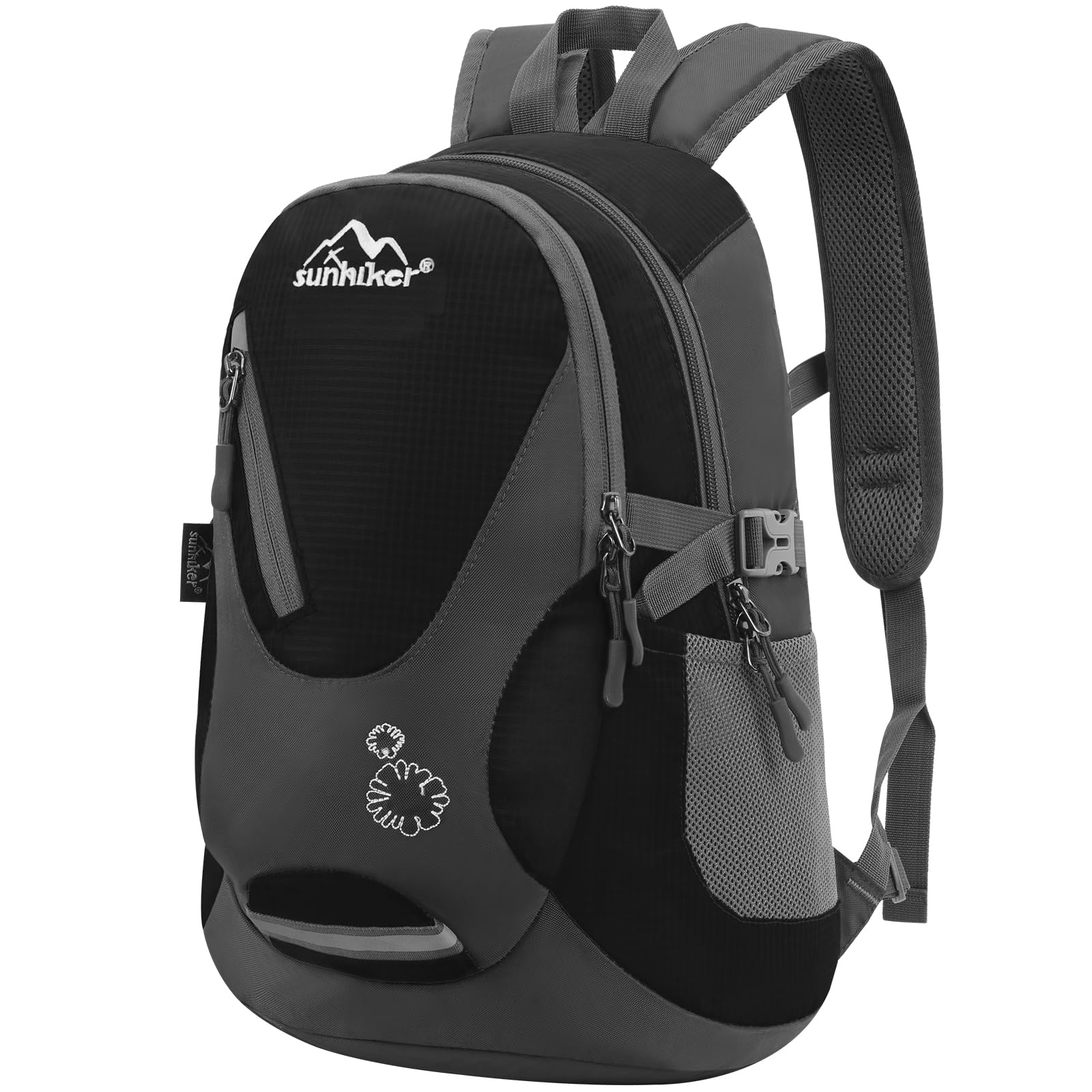 Lightweight Sunhiker backpack, ideal for cycling and hiking, featuring water-resistant material and ergonomic design.