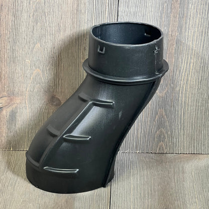 Black KUAFU air cleaner duct tube for 2015-2022 Dodge Challenger Hellcat SRT, durable plastic construction.