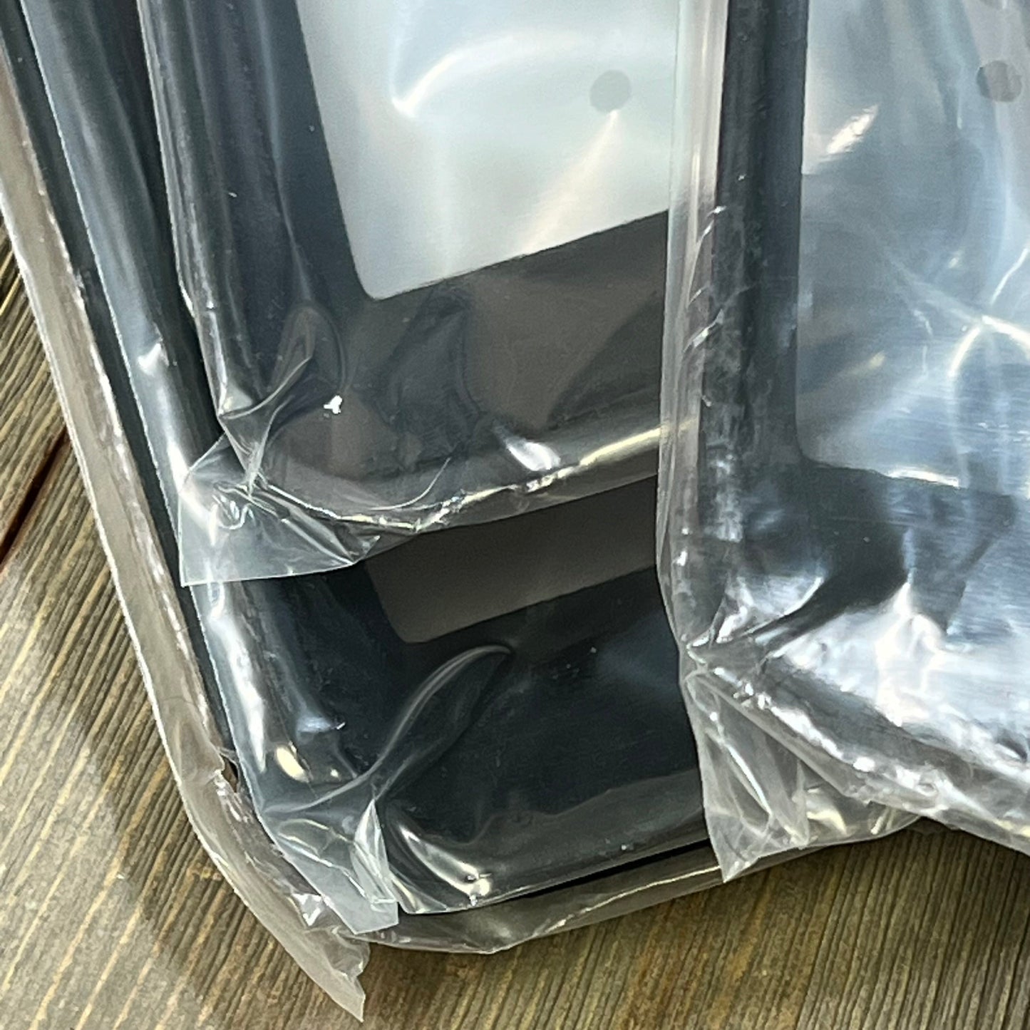Matte black JeCar front grill inserts and headlight trim covers packaged, designed for Jeep Wrangler JL 2018-2023.