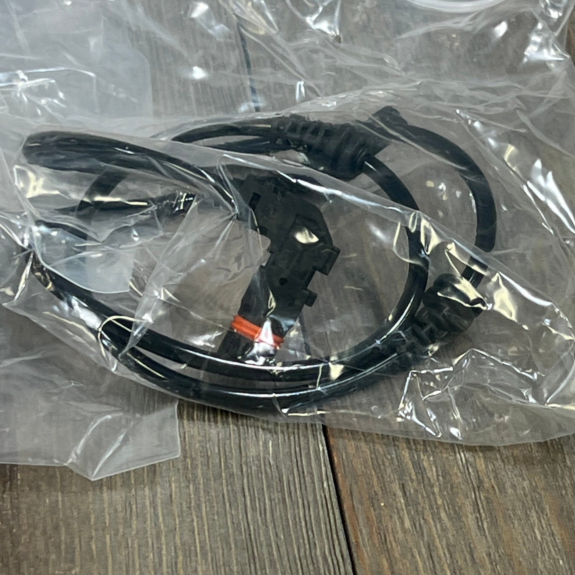 Premium ABS Wheel Speed Sensor for Mercedes-Benz C300 2008-2009, GLK350 2010-2011, shown in protective packaging.