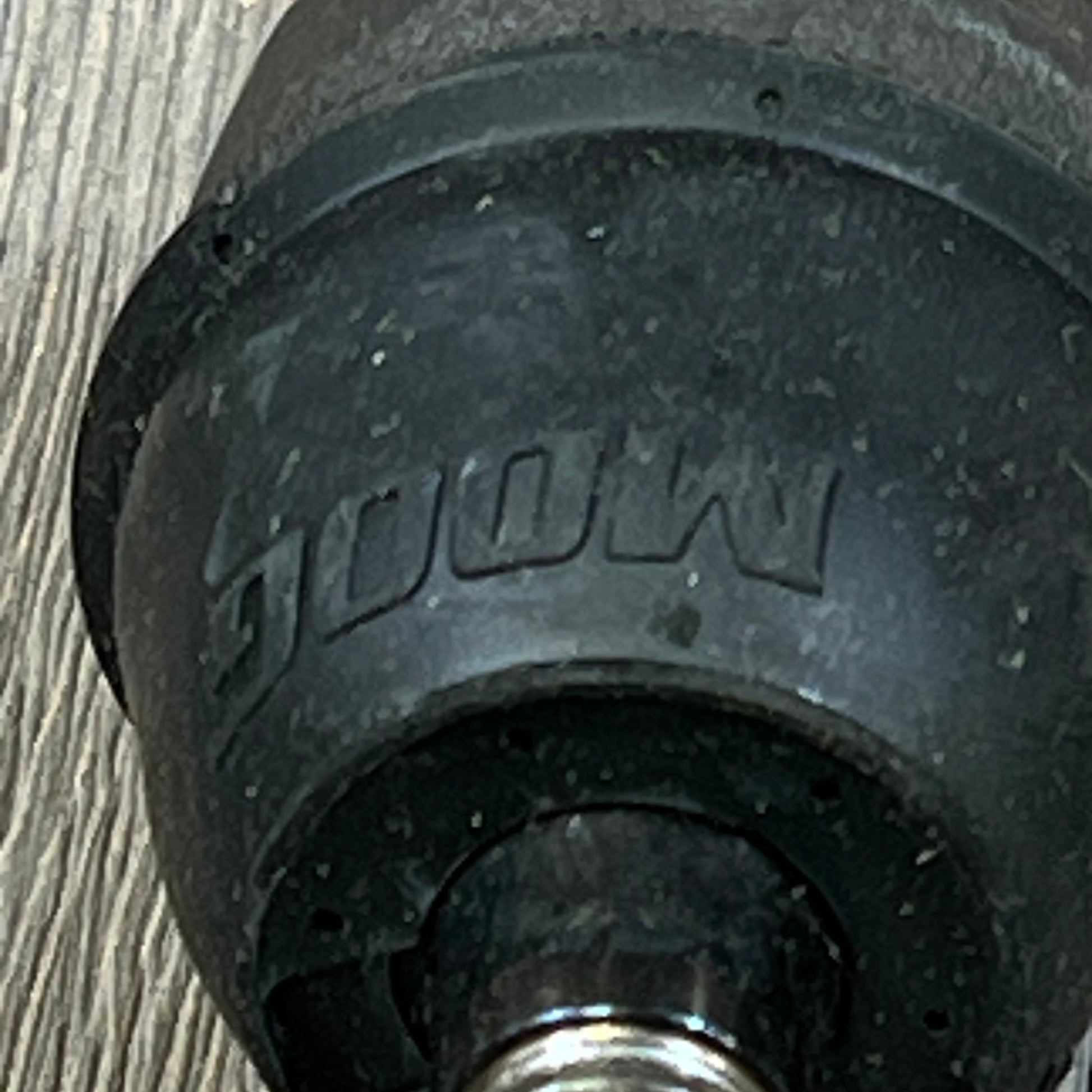 Close-up of MOOG ES3625 Steering Tie Rod End for Dodge Ram 2500, showcasing durable rubber seal.