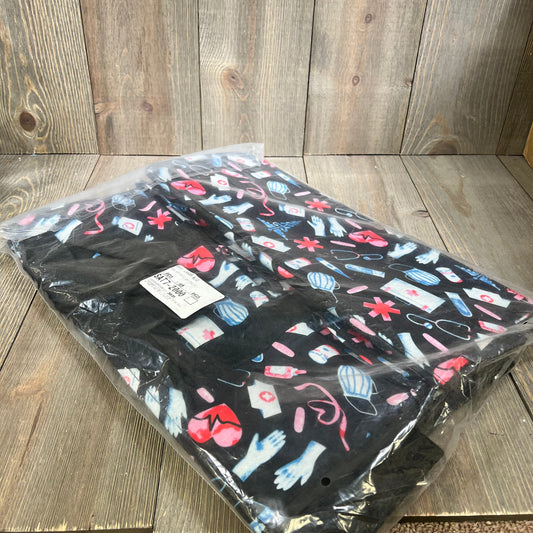 Waterproof nurse bag with colorful medical-themed print, perfect for nursing students. Multiple pockets for easy organization.