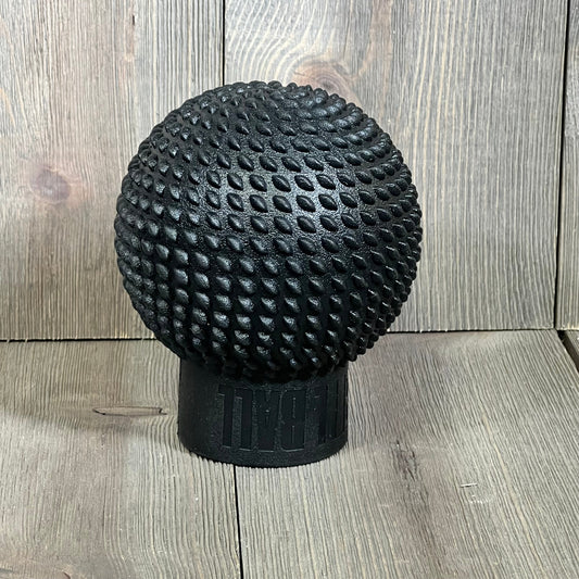 Black textured SPORTBIT landmine attachment for barbell, perfect for squats and deadlifts, fits 2" Olympic bars.