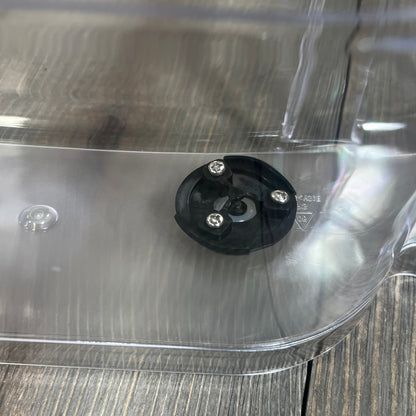 Close-up view of Keurig K-Duo Essentials replacement water reservoir base, showcasing secure attachment fittings.