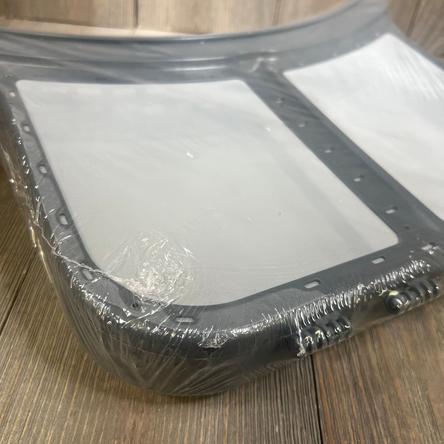 Replacement screen filter for dryers, wrapped for shipping, compatible with Frigidaire, Electrolux, Kenmore range hoods.