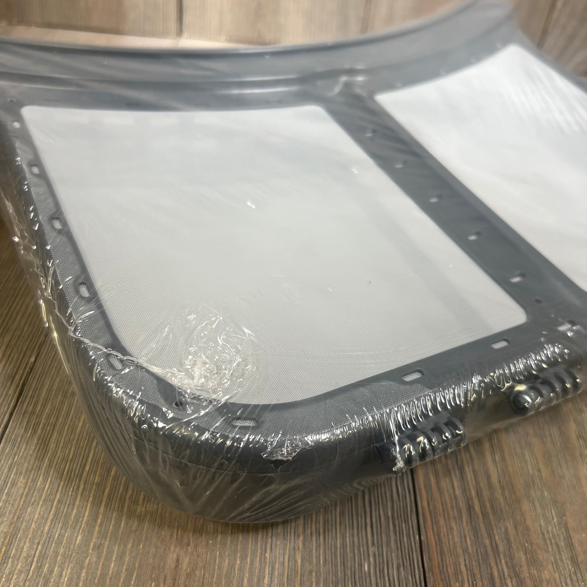 Replacement screen filter for dryers, wrapped for shipping, compatible with Frigidaire, Electrolux, Kenmore range hoods.