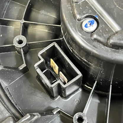 Close-up view of the connector on NAFTULY AC Blower Motor, compatible with Honda Accord 2013-2017, showcasing detailed design.