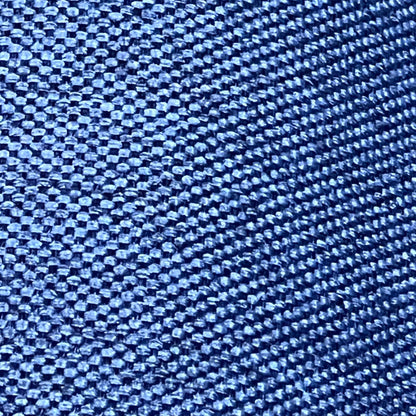 Close-up of dark blue waterproof linen texture for Home Brilliant outdoor pillow covers, ideal for patio furniture.