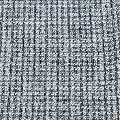 Close-up of the textured linen fabric in blue-grey, showcasing the intricate weave of OTOSTAR lumbar pillow covers.