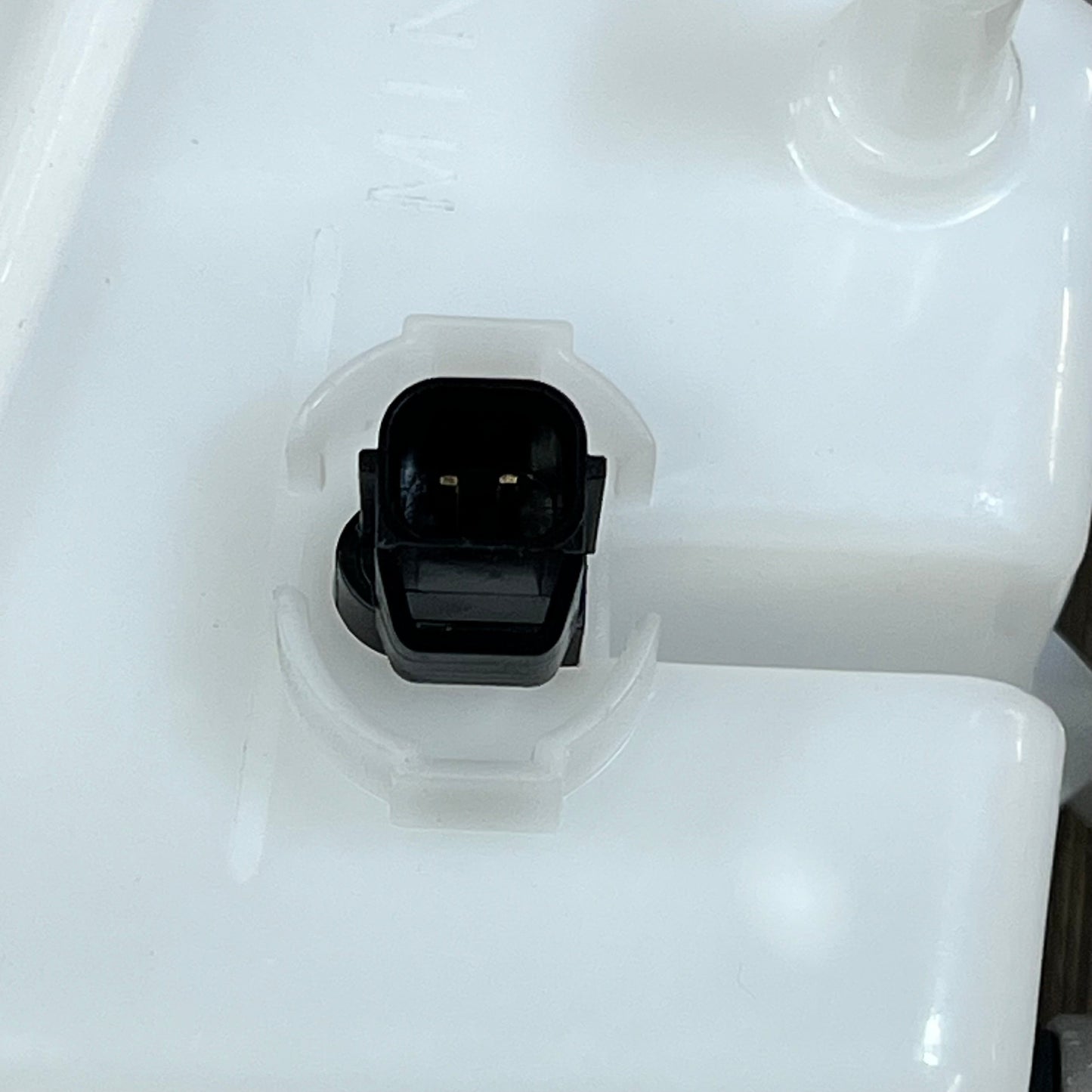 Close-up of the Tuckbold Brake Master Cylinder reservoir connector for Kia Rio 2006-2011, showcasing durable design.
