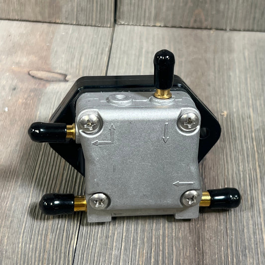 Durable Fundyliue fuel pump replacement for Mercury 30-60 HP 4-stroke outboard engines, showcasing connectors and housing.