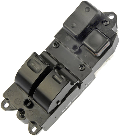 Front view of Dorman 901-711 driver side window switch for Toyota, showing button details and sturdy build.