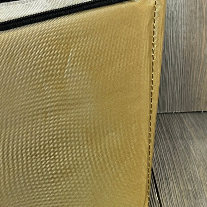 Durable beige fabric of the G-raphy camera insert bag divider, designed for DSLR protection and custom organization.