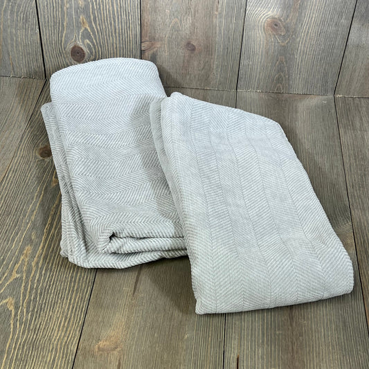 Light grey chenille pillow covers 24x24 inch, showcasing elegant design, perfect for farmhouse sofa or bed decor.
