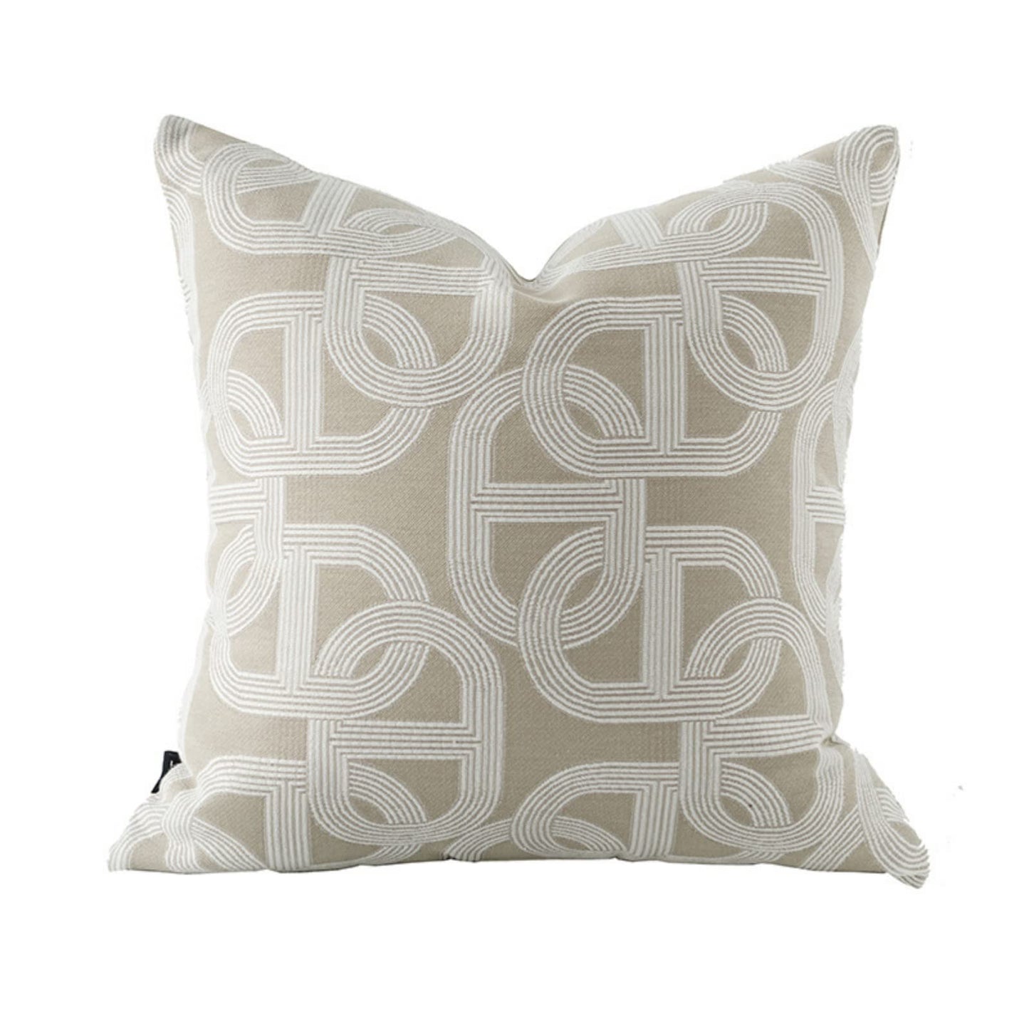 Croker Horse 18x18'' Throw Pillow Cover - Pig Nose Chenille Jacquard