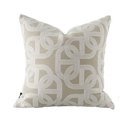 Croker Horse 18x18'' Throw Pillow Cover - Pig Nose Chenille Jacquard