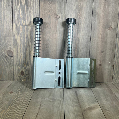 Heavy-duty 15" garage door plunger bumper spring set for opener systems, featuring durable metal construction.