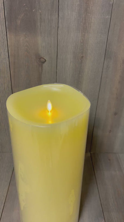 Luminara Grand Pillar Flameless LED Candle, Ivory 6.25" x 15"