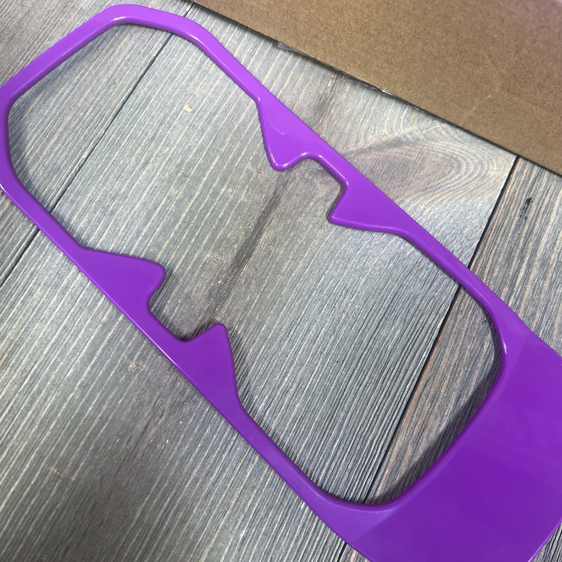 Purple dashboard trim piece from 23PCS interior decoration kit for Jeep Wrangler JL JLU Gladiator, 2018-2023 models.