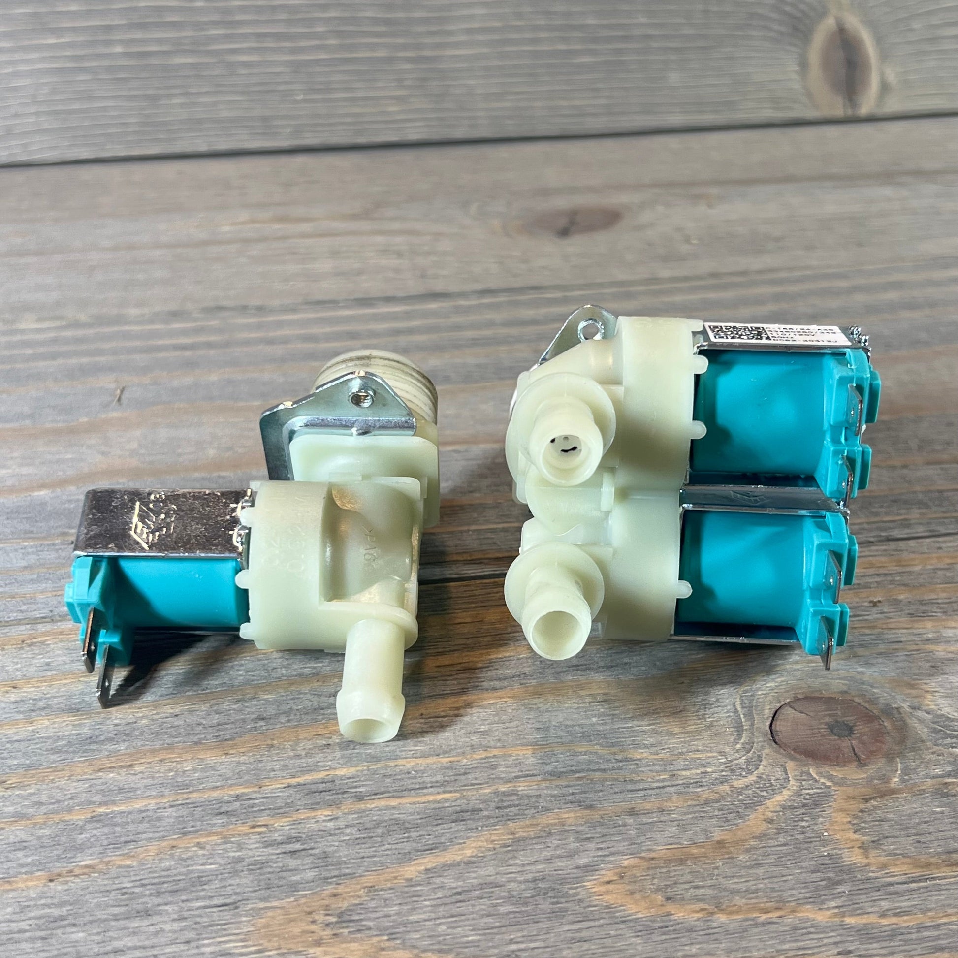 Replacement water valve set for Ken-more Sam-sung washers, featuring durable construction and easy installation.