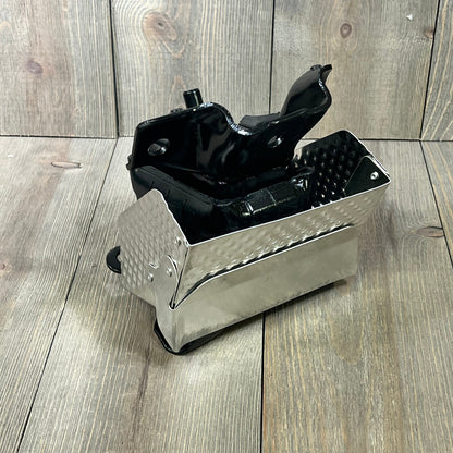 Engine motor mount for 2007-2014 Tahoe and Silverado, showcasing durable metal construction and black finish.