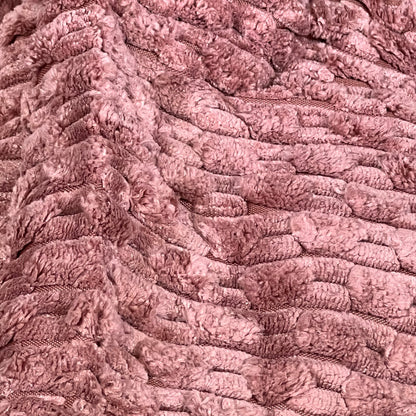 Soft blush pink corduroy texture of Kevin Textile throw pillow cover, perfect for boho farmhouse home decor.
