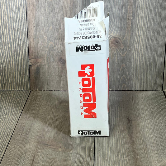 Rotom Start Capacitor 36-805R3744 in original packaging, perfect for HVAC systems, featuring durable construction.